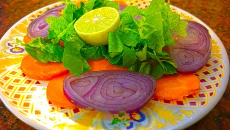 plat crudité bonne alimentation